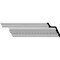 Ekena Millwork SAMPLE - 7 3/8"H x 7 1/4"P x 10 1/4"F x 12"L, (1 1/2" Repeat) Bedford Beaded Crown Moulding SAMPLE-MLD07X07X10BE - alternate 1